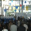 Sports Days  Rimini. Conferenza stampa nella hall del quartiere fieristico. Le Farfalle della Ritmica con Giovanni Rana